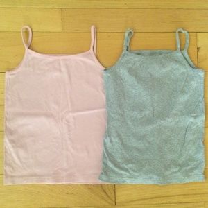 Set of 2 organic cotton tank tops